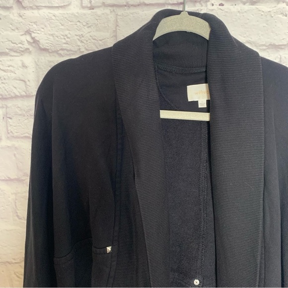 Wilfred Black Studded Open Front Jacket - Picture 11 of 16